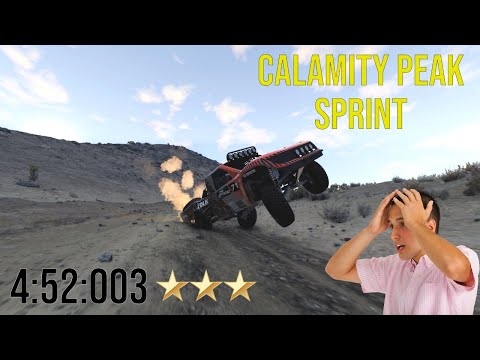 Calamity Peak Sprint Challenge | 3 Stars (4:52:003) | Beam NG